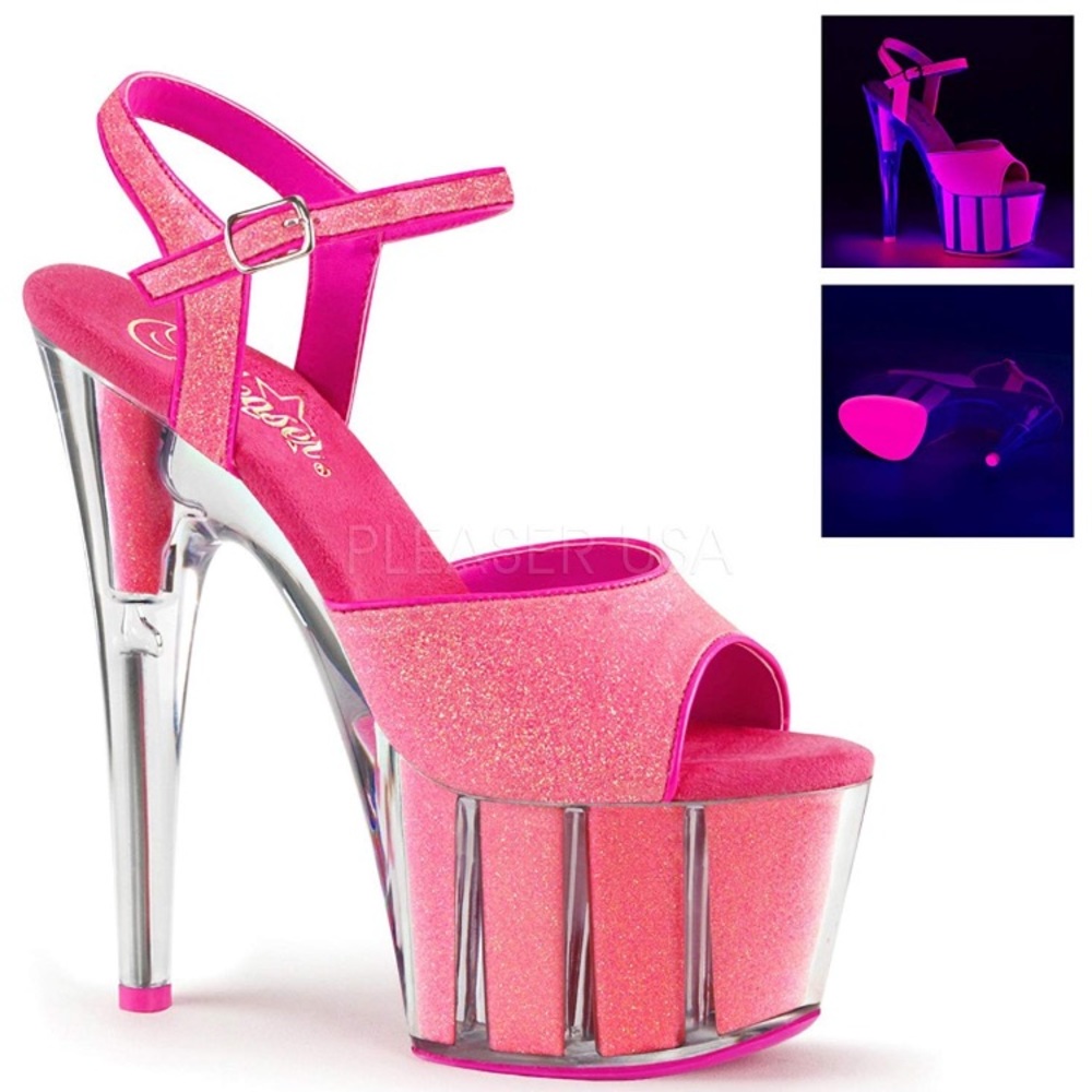 Hot Pink 7” Stiletto Heels